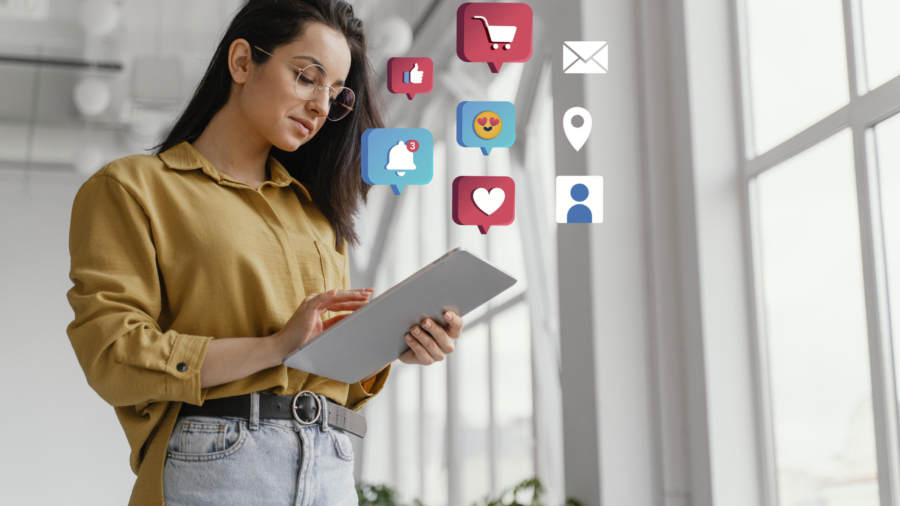 social-media-marketing-concept-marketing-with-applications